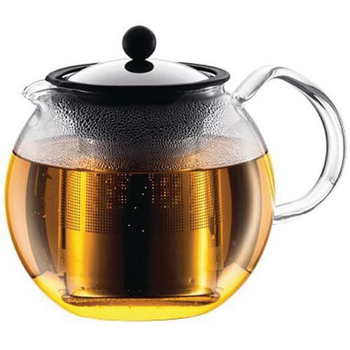 Théière Assam Filtre Inox Noir - 1 Litre
