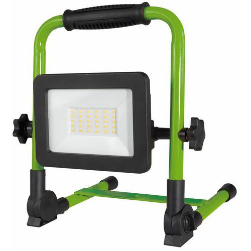 Projecteur De Chantier Portable À Led 20w 1600 Lm Vert