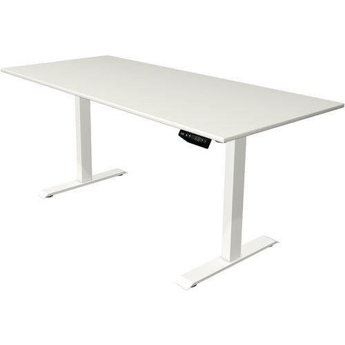 Kerkmann - Bureau réglable Move 1 - Blanc 180x80 cm - Hauteur réglable 74-123 cm - Charge 70 kg - Éco-responsable
