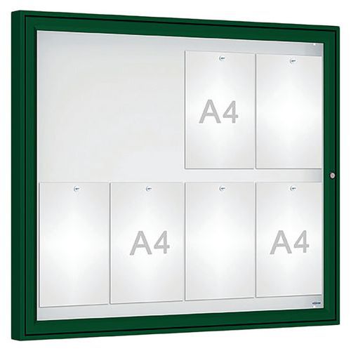 Vitrine D'affichage Classique 83 X 98 Cm - Vert 6005