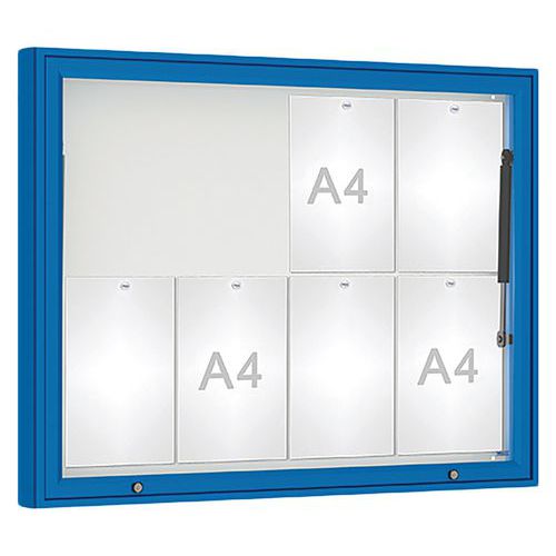 Vitrine D'affichage 1000 - 75x100 - Bleu 5010
