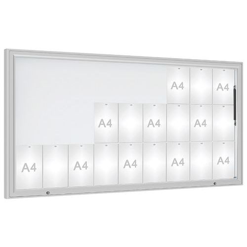 Vitrine D'affichage 1000 - 100x201 - Anodisé