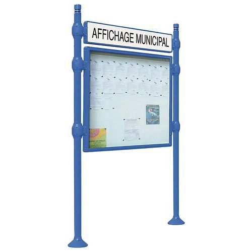 Panneau Province Simple Face 80x120 Cm Titre City Bleu 5010