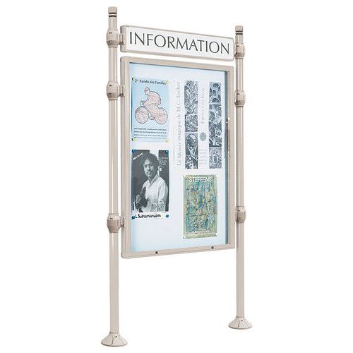 Panneau Province Simple Face 120x80 Cm Titre City Gris 7044