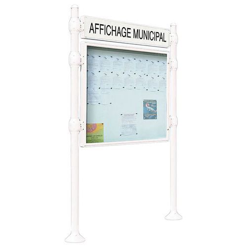 Panneau Province Simple Face 80x120cm Titre Agora Blanc 9010