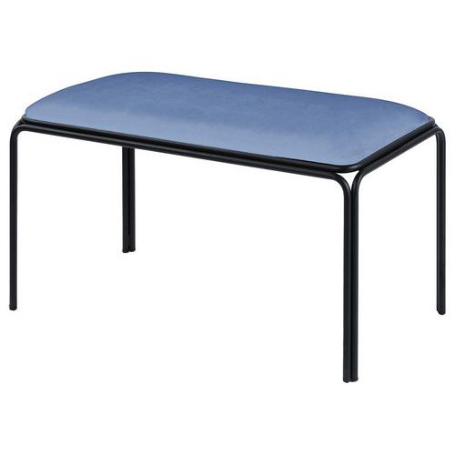 Bancs Bistrot Assise Velours Bleu
