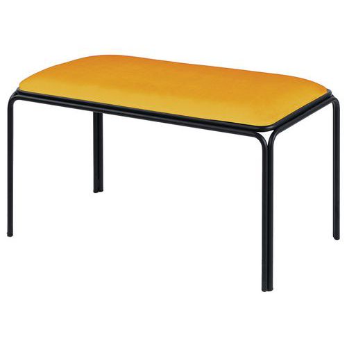 Bancs Bistrot Assise Velours Safran
