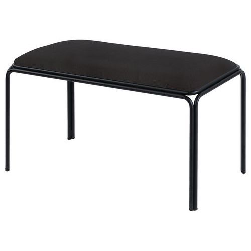 Bancs Bistrot Assise Simili-cuir Noir