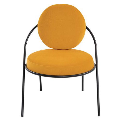 Chauffeuses Sat Structure Noir Assise Simili-cuir Safran