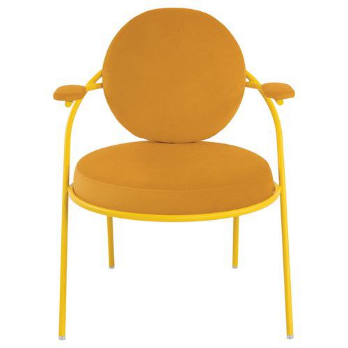 Fauteuils Sat Structure Safran Assise Simili-cuir Safran