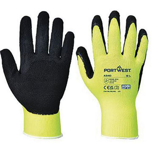 Gant De Manutention Grip Hivis A340 Jaune 10