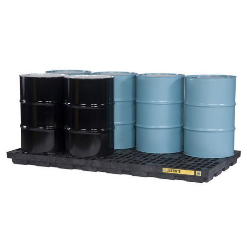 Plateforme De Rétention Ecopolyblendâ„¢ 371l Noir - Justrite