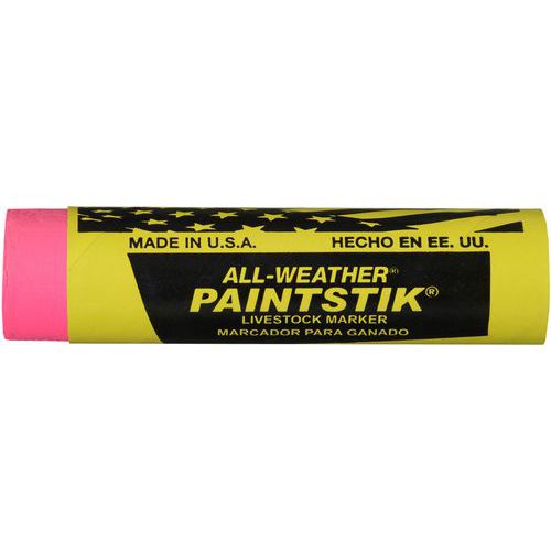 Lot de 5 - Bâton De Peinture Pour Le Bétail Paintstik Aw Rose Fluo