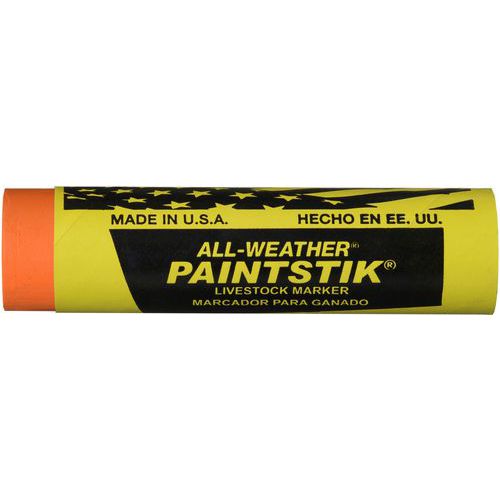 Lot de 5 - Bâton De Peinture Pour Marquer Le Bétail Paintstik Aw Orange