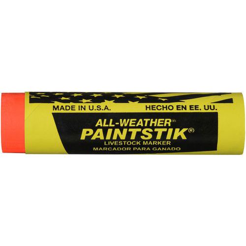 Lot de 5 - Bâton De Peinture Pour Le Bétail Paintstik Aw Orange Fluo