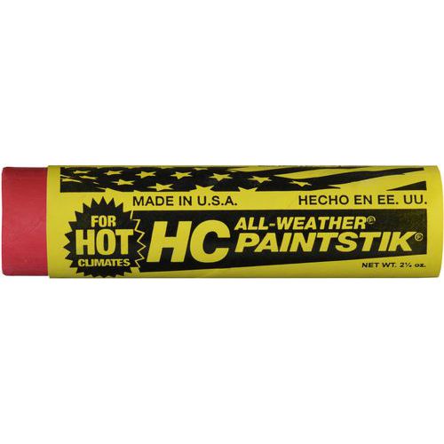 Lot de 5 - Marqueur Pour Bétail Sous Climat Chaud Paintstik Hc Rouge