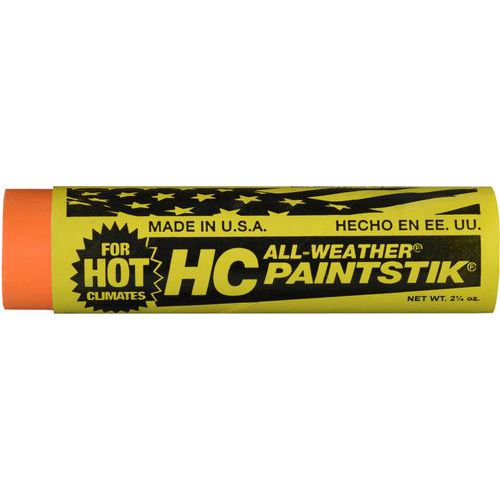 Lot de 5 - Marqueur Pour Bétail Sous Climat Chaud Paintstik Hc Orange