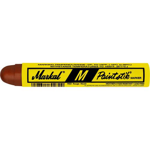 Lot de 12 - Marquer Pour Traitement Thermique Paintstik 871°c Rouge