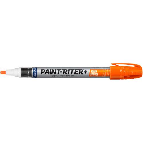 Markal - Marqueur peinture Paint-Riter+ XT - Orange - Surfaces Rugueuses - Pointe Ronde 3mm