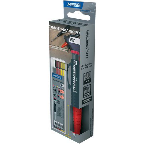 Marqueur Pour Trous-trades-marker+ Dry 2 In 1 - Kit