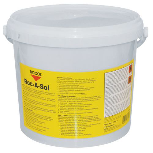Rocol - Mortier ragréage autolissant Gris - 5 kg - Séchage rapide 2h - Idéal béton