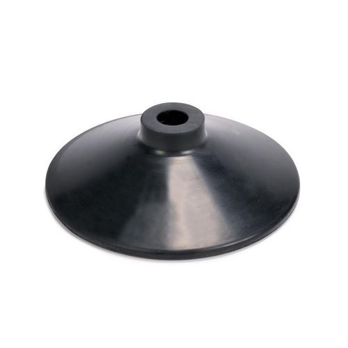 Pied multifonctions 1kg - Caoutchouc Noir - Diamètre 22cm - Stable et Solide - Accessoire Cerceau et Jalon