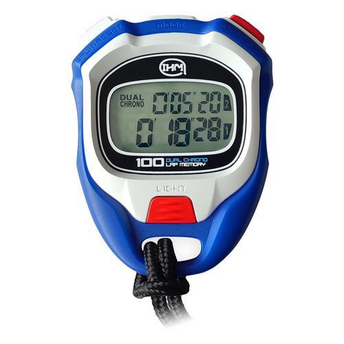 IHM - Chronomètre Digital Multisport - 2 Lignes Affichage - Pile - Léger 50g