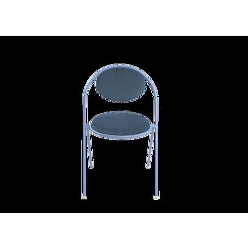Chaises Sat Structure Bleue Assise Simili-cuir Bleu