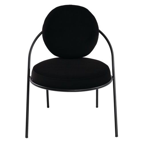 Chauffeuses Sat Structure Noir Assise Simili-cuir Noir