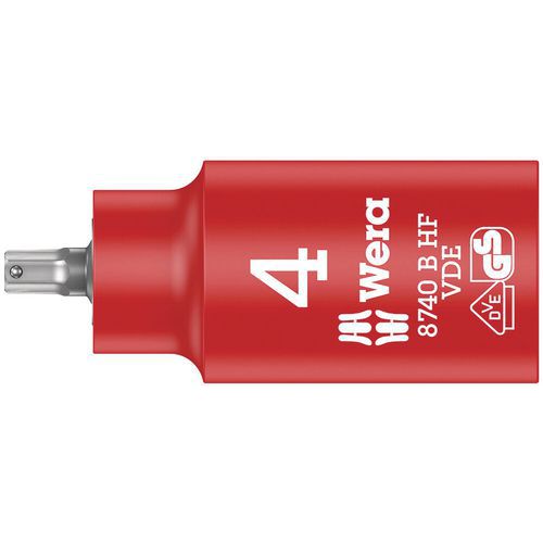 Douille-embout Isolée Vde - 8740 B Vde Hf - 4x55mm