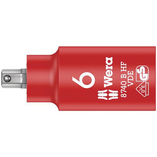 Douille-embout Isolée Vde - 8740 B Vde Hf - 6x55mm