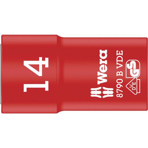 Douille Zyklop Vde Isolée Carré 3/8 - 8790 B Vde - 14x46 Mm