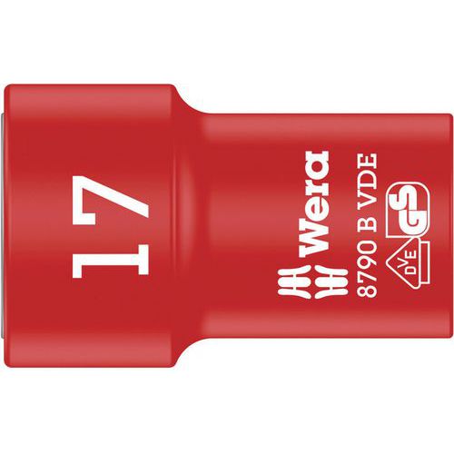 Douille Zyklop Vde Isolée Carré 3/8 - 8790 B Vde - 17x46 Mm