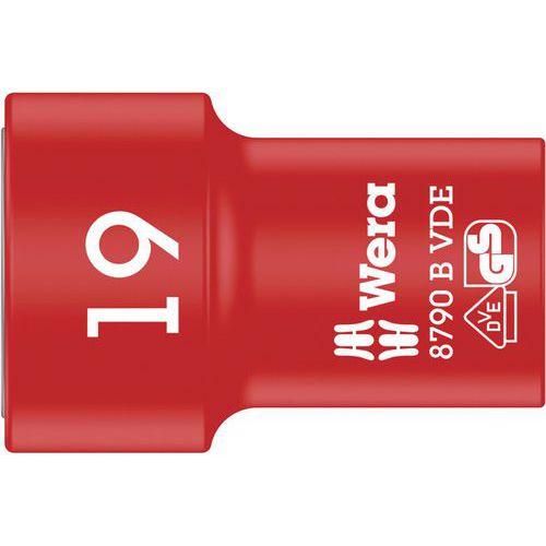 Douille Zyklop Vde Isolée Carré 3/8 - 8790 B Vde - 19x46 Mm