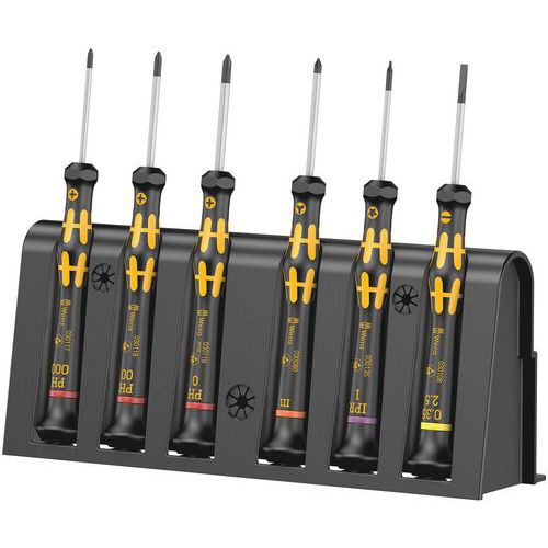 Jeu Tournevis Électronicien 6 Pièces - 1550/6 Esd