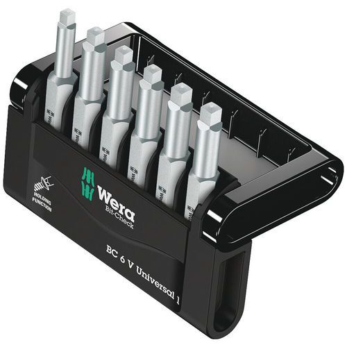 Etui D'embouts 6 Pièces - Bit-check 6 V Universal 1