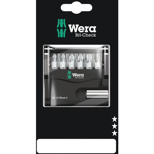 Etui D'embouts 12 Pièces - Bit-check 12 Wood 2 Sb