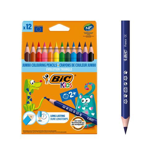 Etui 12 crayons de couleurs Bic thumbnail image 1