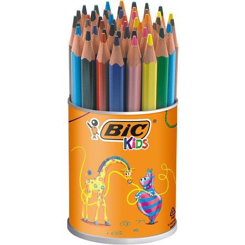 Pot 48 crayons de couleurs Bic thumbnail image 1