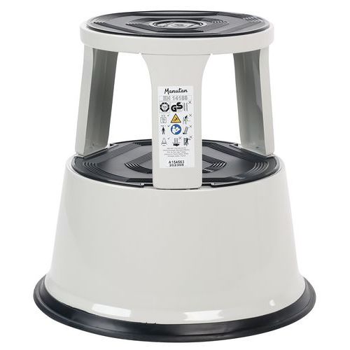 Marchepied Mobile Acier - Gris