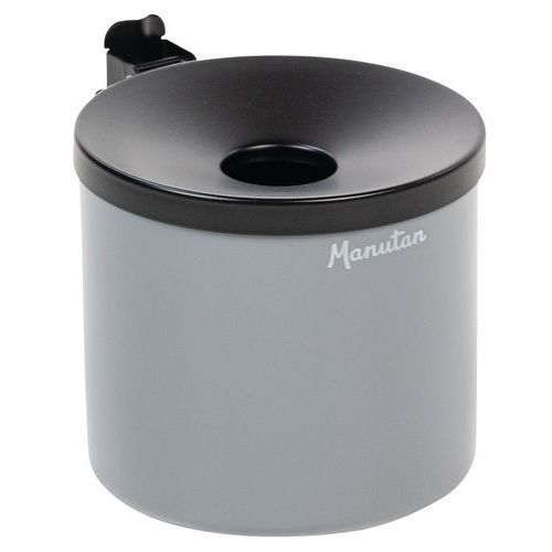 Cendrier Mural Manutan - 1.5l - Gris