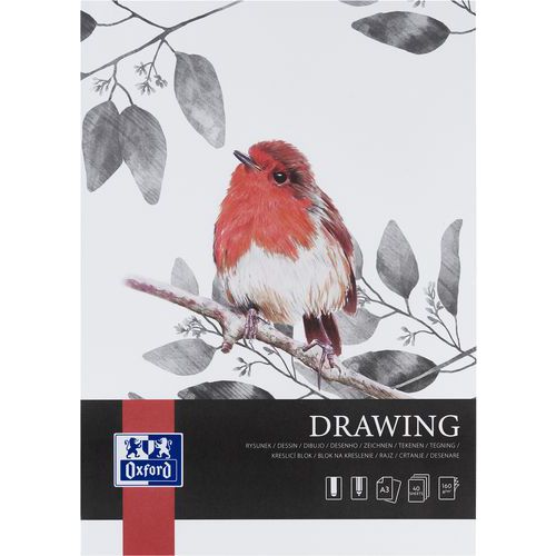 Bloc Dessin Drawing Oxford Art Endossé A3 40p 160g