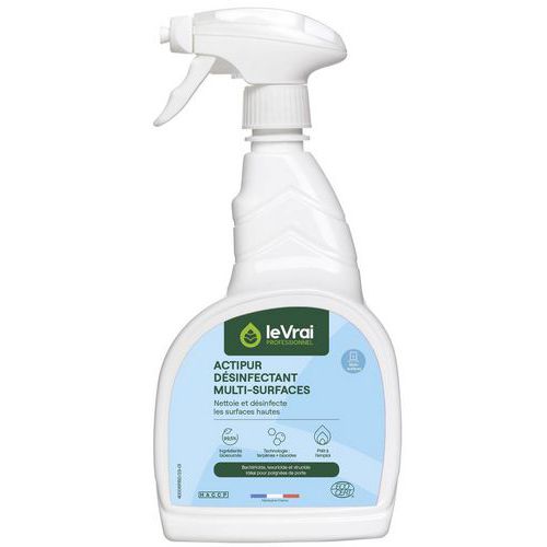 Spray Détergent Désinfectant Multi-surfaces Actipur - 750ml
