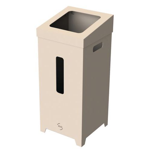 JVD - Poubelle Carton 75 L Beige - Intérieur - Gestion des déchets - Sans couvercle