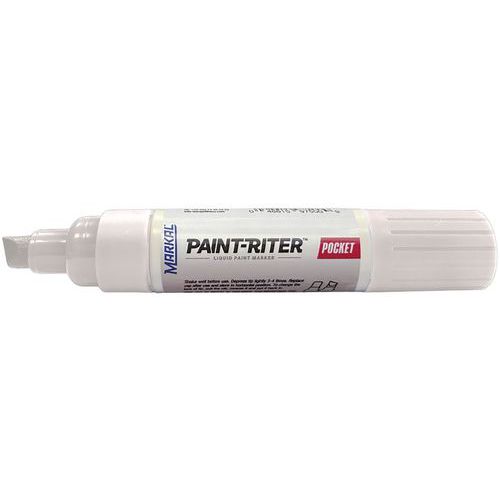 Feutre Pocket à Peinture Indélibile Pointe Réversible Blanc