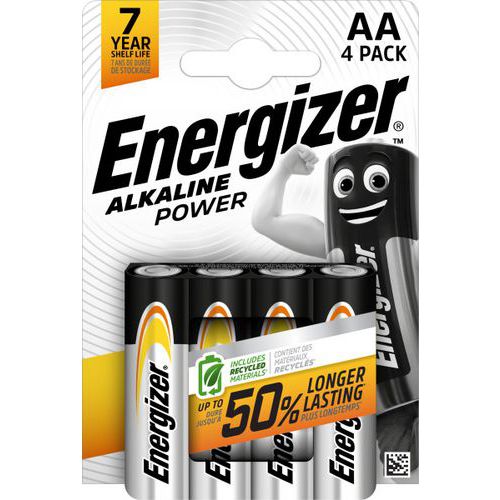 Blister 4 piles bâtons Energizer thumbnail image 1