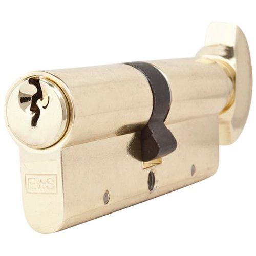 Cylindre à Bouton Européen 30x30mm Laiton