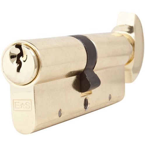 Cylindre à Bouton Européen 35x35mm Laiton