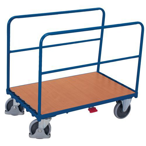 Chariot 2 Ridelles Tubulaires 1350x800x1040 Mm - Capacité 500 Kg