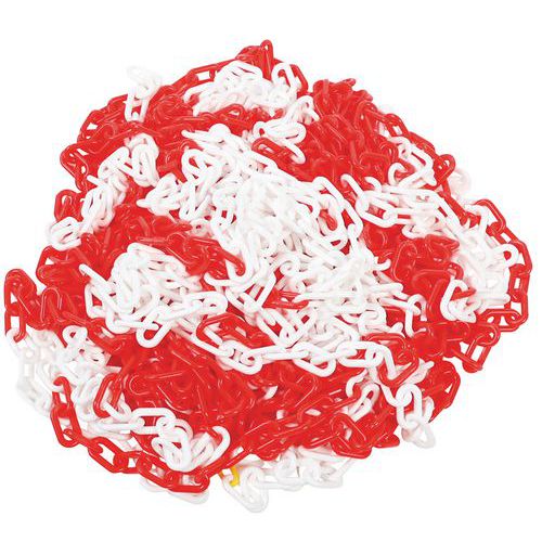 Chaîne Rouge/blanc 25m